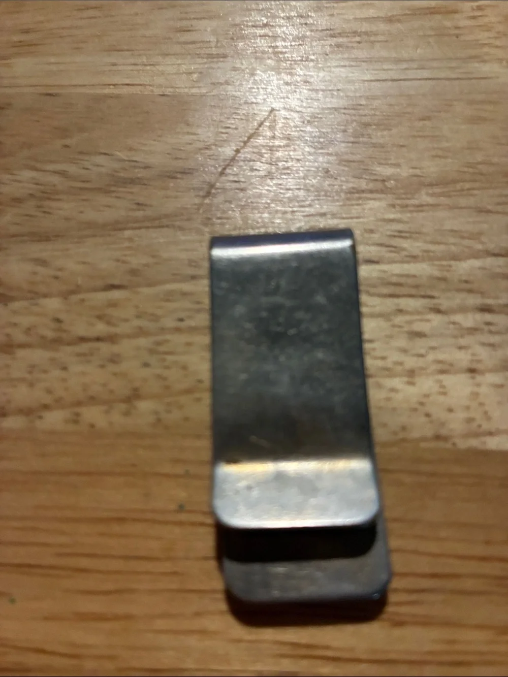 Vintage-Brass Money Clip with '007' Accent - Brass Finish